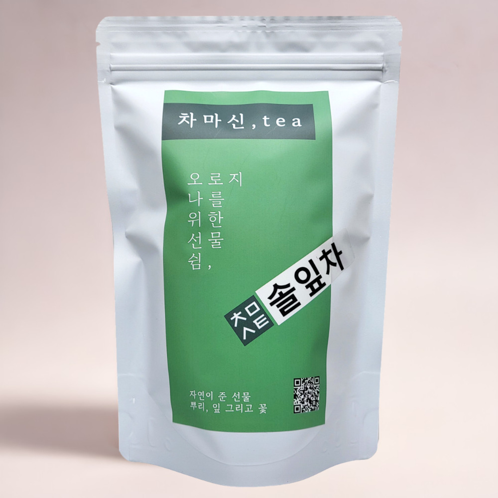 국산 솔잎차 50티백 카페인없는 혈액순환 차 - 상품 이미지