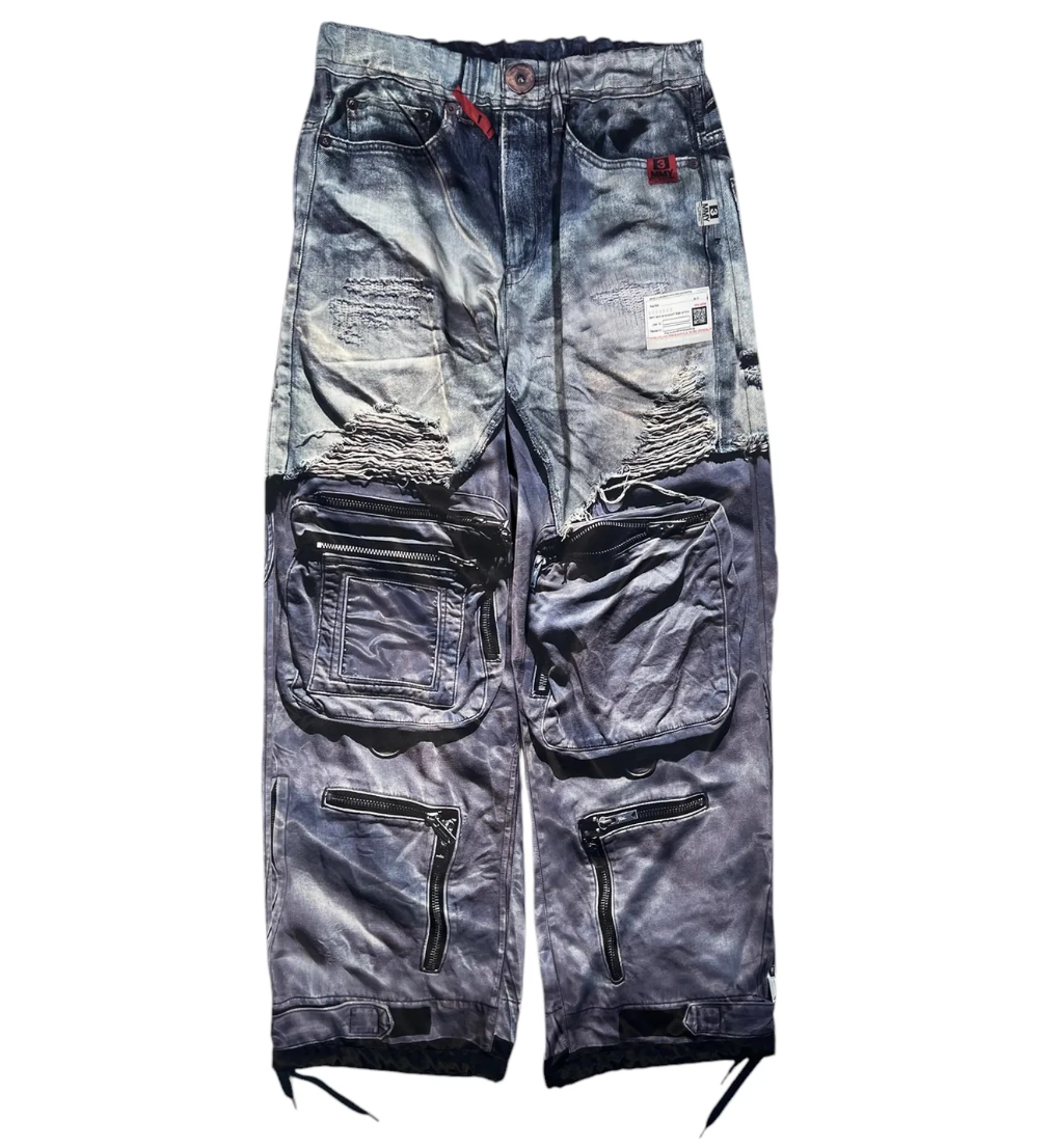 메종미하라야스히로 PARACHUTE PANTS 타타 패러슈트 팬츠 C14PT403 - 상세 이미지 3