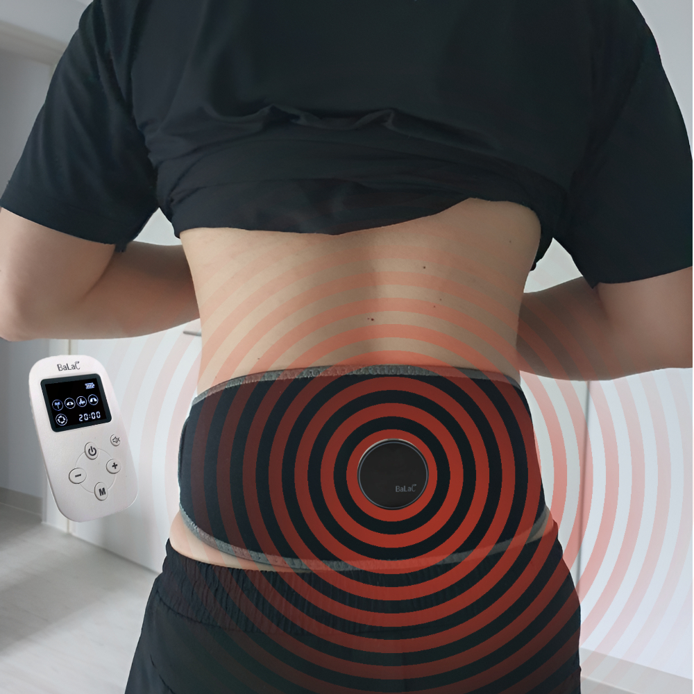 발락 EMS 저주파 복부 마사지기 허리마사지 복대 세트 제품 이미지