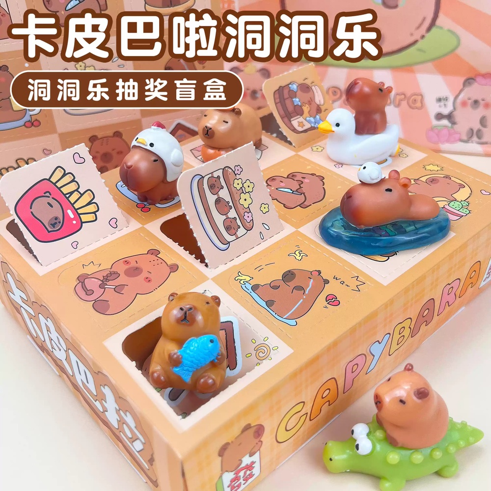 카피바라 피규어 미니어처 미니어쳐 미니 장식 모니터 귀여운 악세사리 모형 책상꾸미기 - 상세 이미지 2