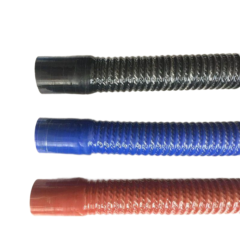 스텐 주름관 파이프 열처리 호스 강선 고온 부속 고무호스 와이어 내경 38mm 길이 800mm - 상품 이미지