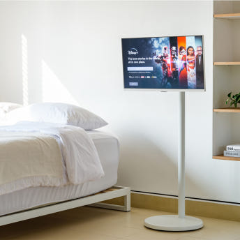 LG 27SR50F 68.6cm(27인치)  핑크 스마트 모니터 + 스탠드 AP-43S 결합상품 스마트티비 IPTV OTT