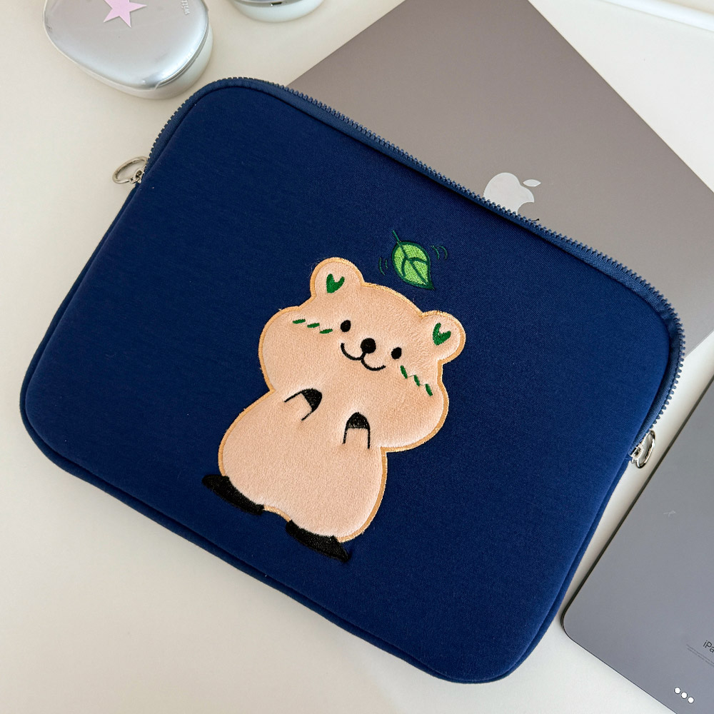 조이쿼카 노트북 파우치 맥북 그램 갤럭시북 아이패드 태블릿 미디엄M(12.9/13/14), 캐치 쿼카