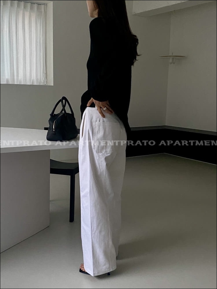 [NOMATTER] 노메럴 뮤트 팬츠 코튼 일자 면바지 (3color) 상세 이미지 10
