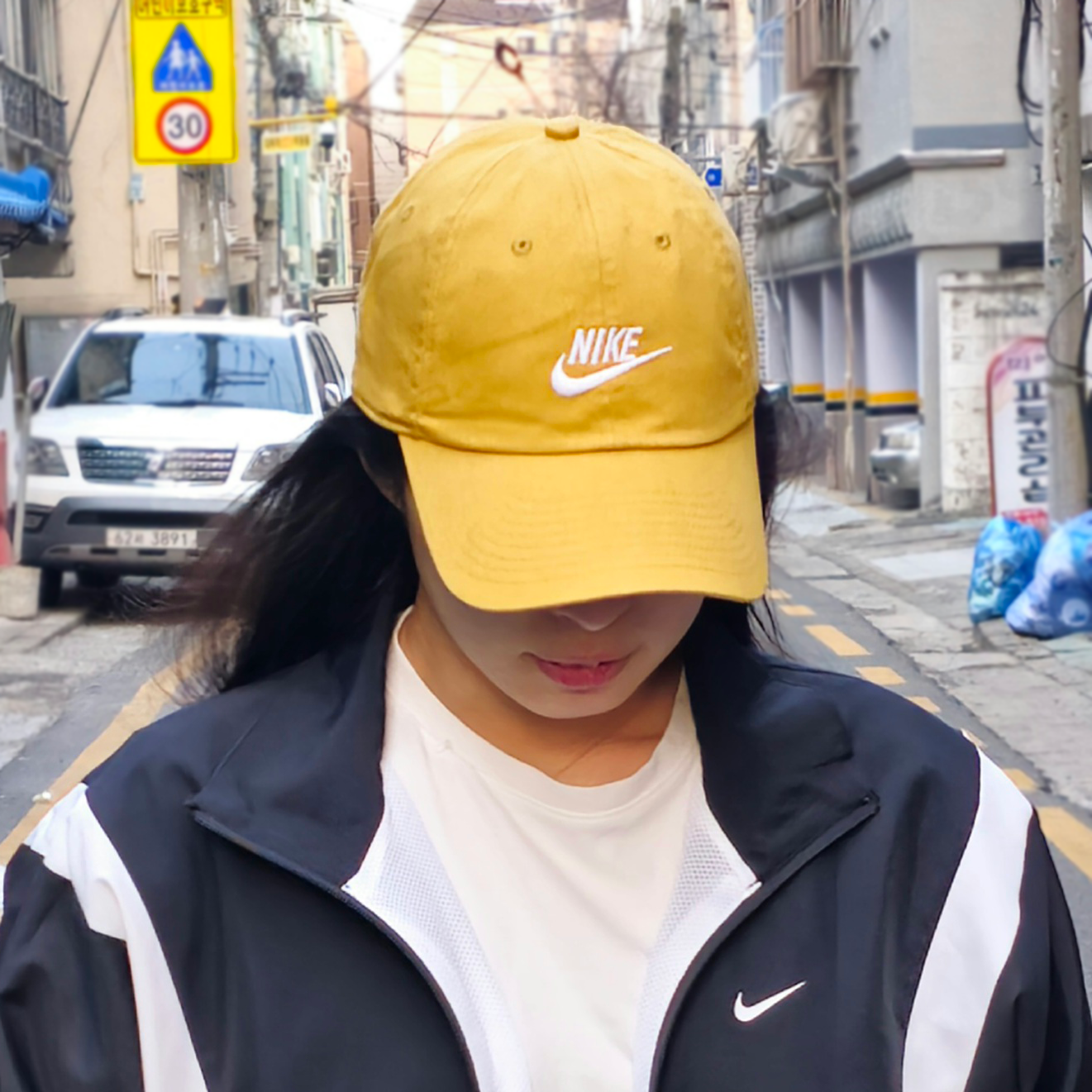 나이키 헤리티지86 볼캡모자 골드