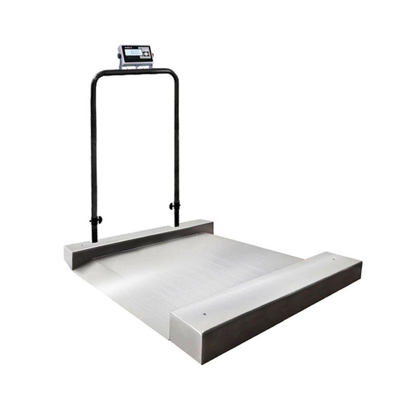 요양원 체중계 휠체어스케일 특수 장애인용 최대 측정 350kg 정확도 0.1kg - 상품 이미지