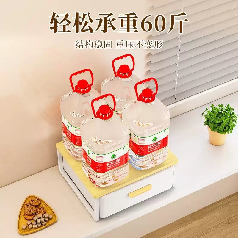 커피머신 선반 서랍형 틈새장 다이 다용도장 틈새 홈카페 홈카페장 보관함 커피 - 상세 이미지 5