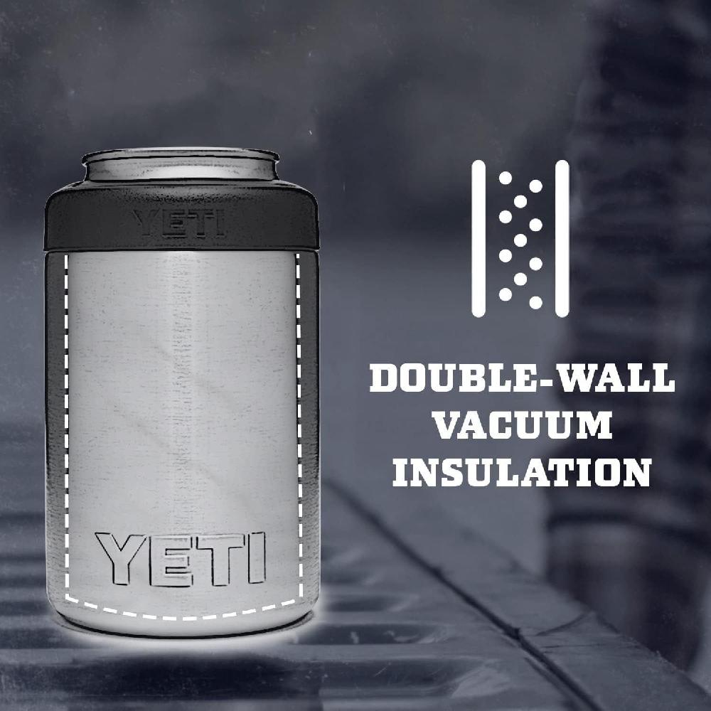 YETI Rambler 12온스 표준 크기 캔용 Colster 캔 절연체 숯(NO CAN INSERT) 와일드 바인 레드 No Can Insert - 상세 이미지 3