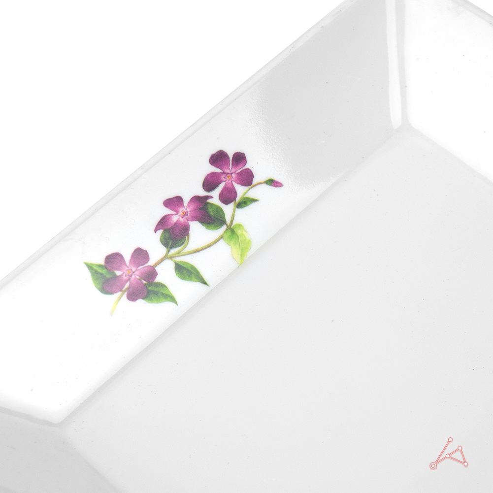 삼절 접시 3칸 3절 3단 반찬 나눔접시 사각 멜라민 - 상세 이미지 2