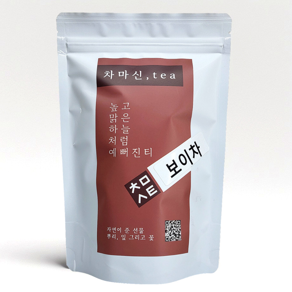 [50티백] 중국 보이차 티백 고급 운남성 보이차 흑차 50개입, 1개 - 상품 이미지