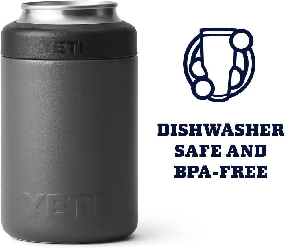 YETI Rambler 12온스 표준 크기 캔용 Colster 캔 절연체 숯(NO CAN INSERT) 와일드 바인 레드 No Can Insert - 상세 이미지 5