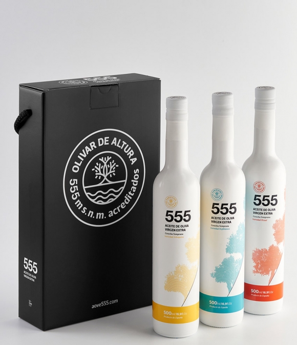 555 Extra Virgin Olive Oil MIXED GIFT BOX 555 EV 올리브 오일 3종 믹스 기프트 박스 각 500ml - 상세 이미지 3