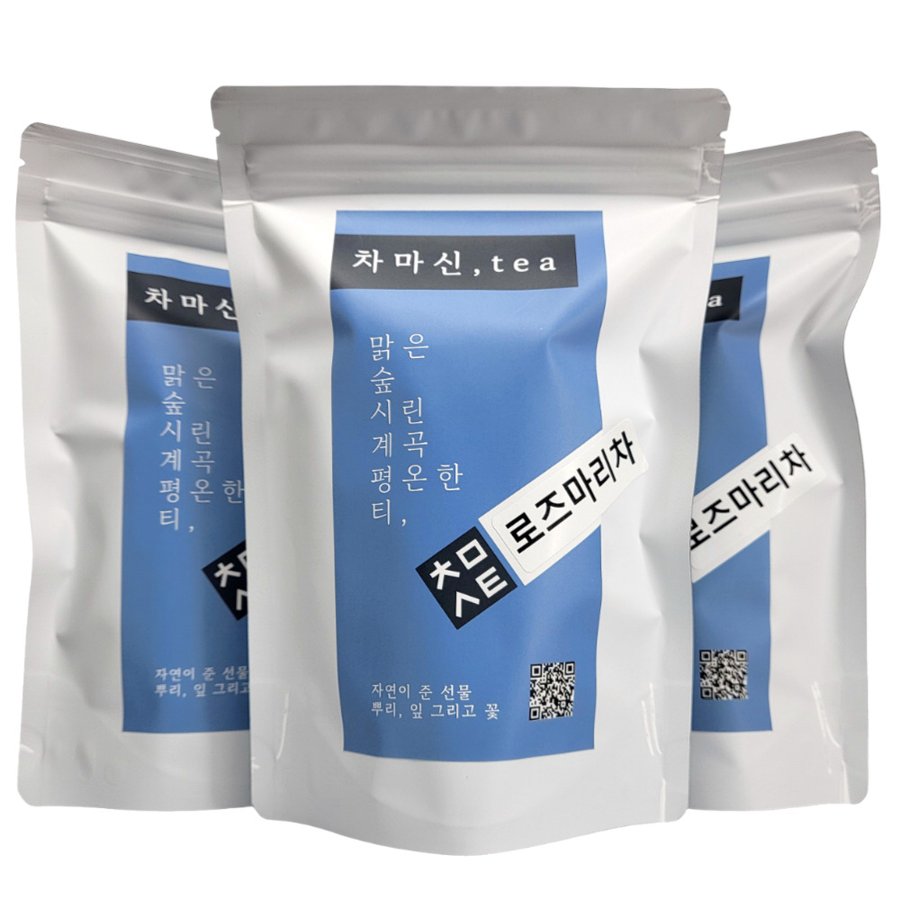 [150티백] 로즈마리티 로즈마리 티백 카페인없는 차 티 50개입, 3개 - 상품 이미지