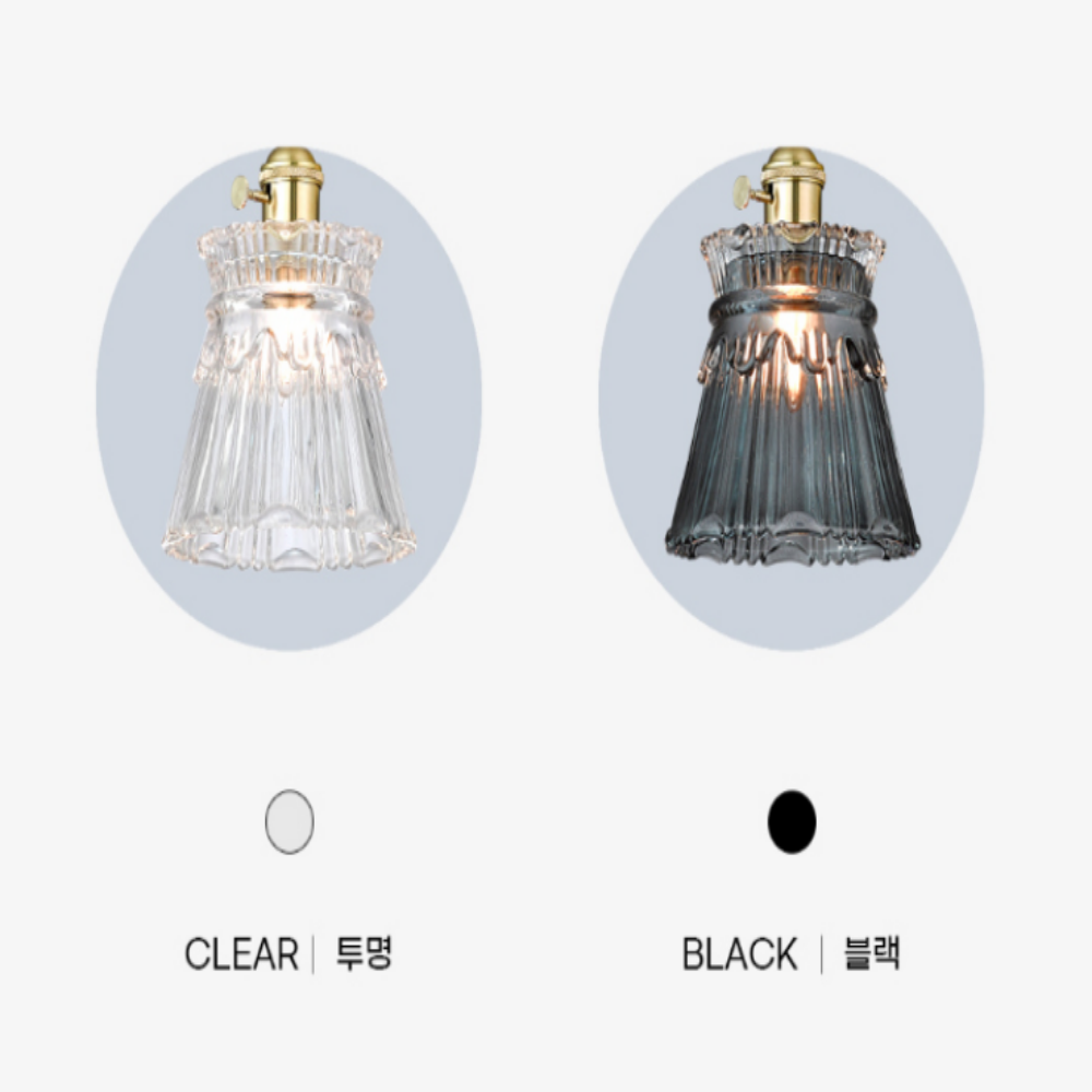 KC인증 유리벽등 LED 실내 안방 베란다 포인트 벽등 벽부등 벽조명 투명 - 상세 이미지 4
