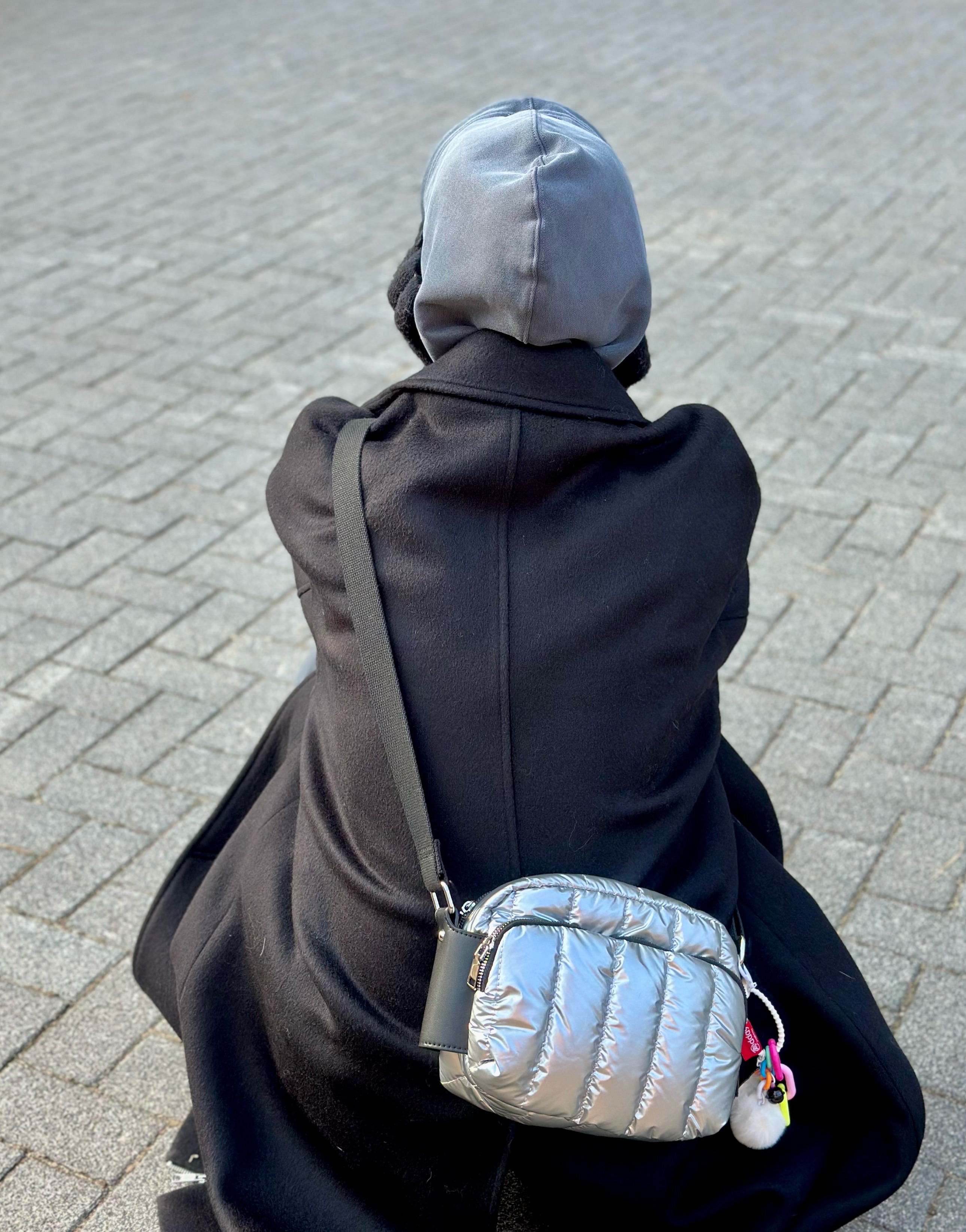 mddas 구름 패딩가방 여성 숄더백 호보 데일리 퀼팅 보부상 가방 나일론 미니 겨울