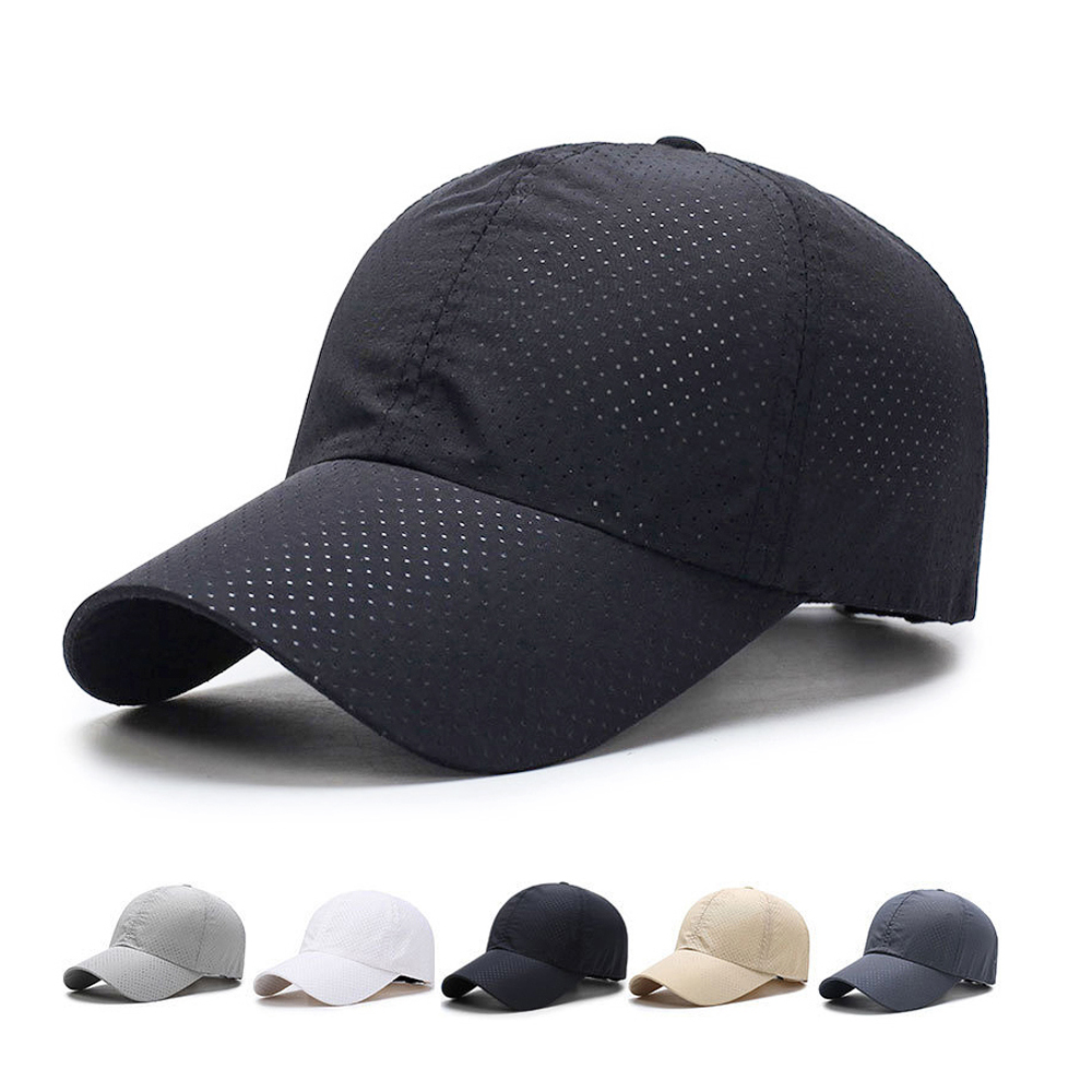 러닝모자 트레일 러닝캡 마라톤 테니스 운동 빅사이즈 메쉬 볼캡 나일론 모자