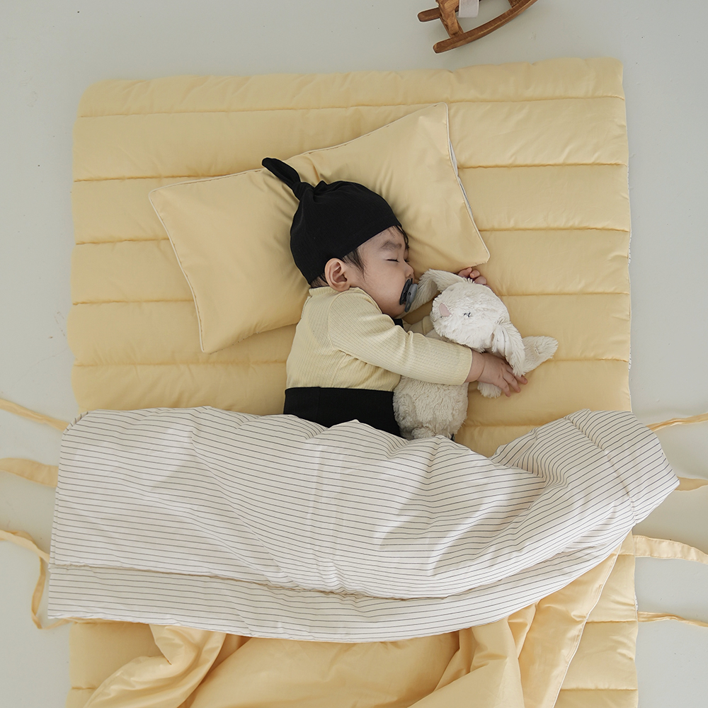 [바로발송] 올포홈 솜사탕 어린이집 낮잠이불 양면 사계절 건조기 가능 버터크림 패드만