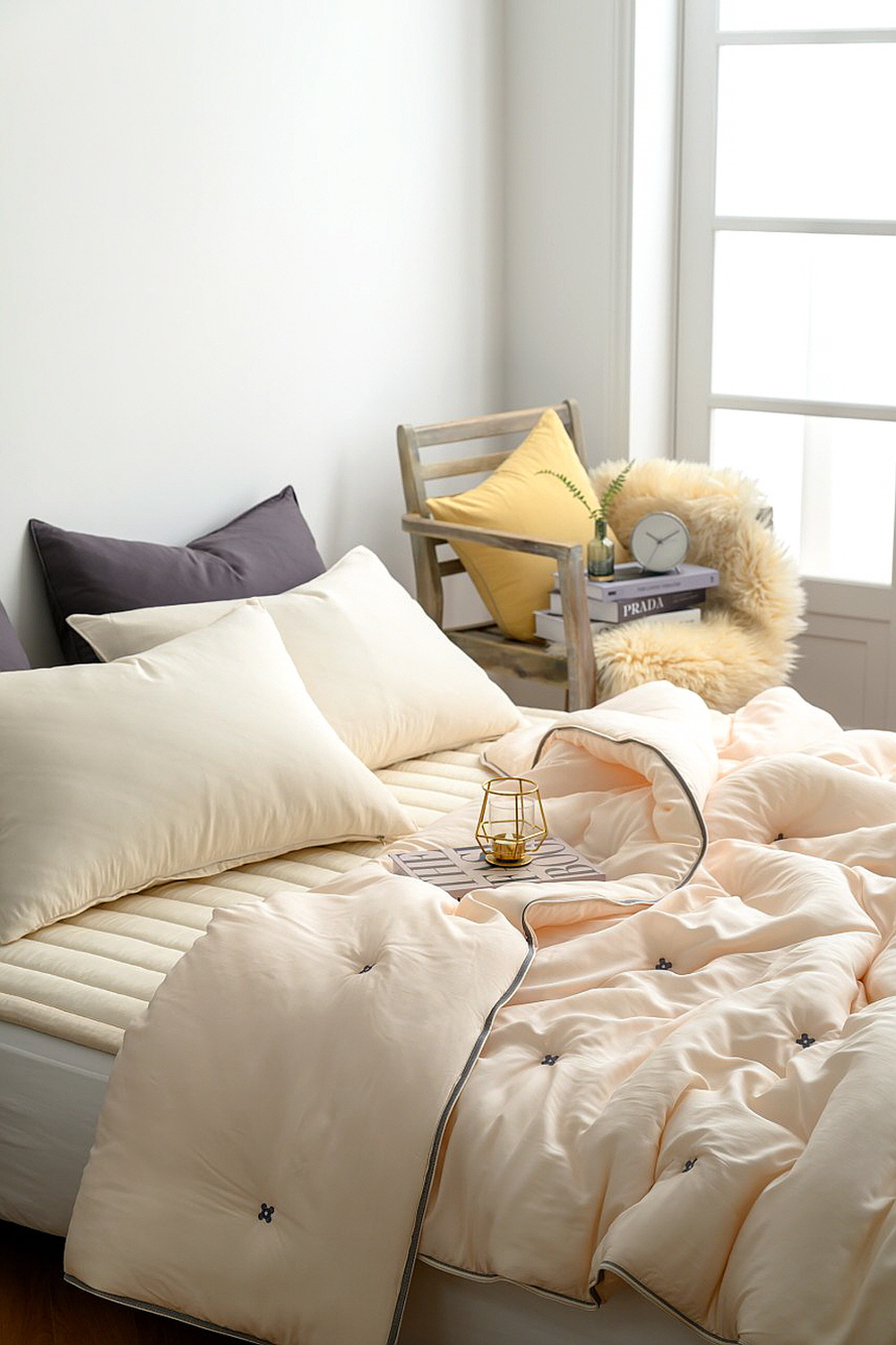 클로버 모달 사계절 기숙사이불세트 기숙사침구세트