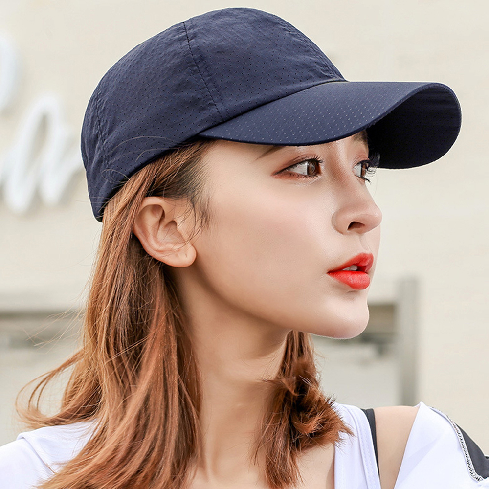 러닝모자 트레일 러닝캡 마라톤 테니스 운동 빅사이즈 메쉬 볼캡 나일론 모자 - 상세 이미지 4