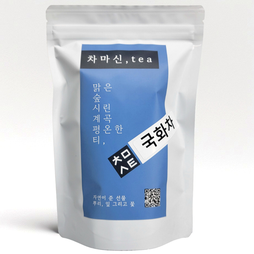 [50티백] 국화차 티백 눈에좋은 카페인없는 감국 차 50개입, 1개 - 상품 이미지