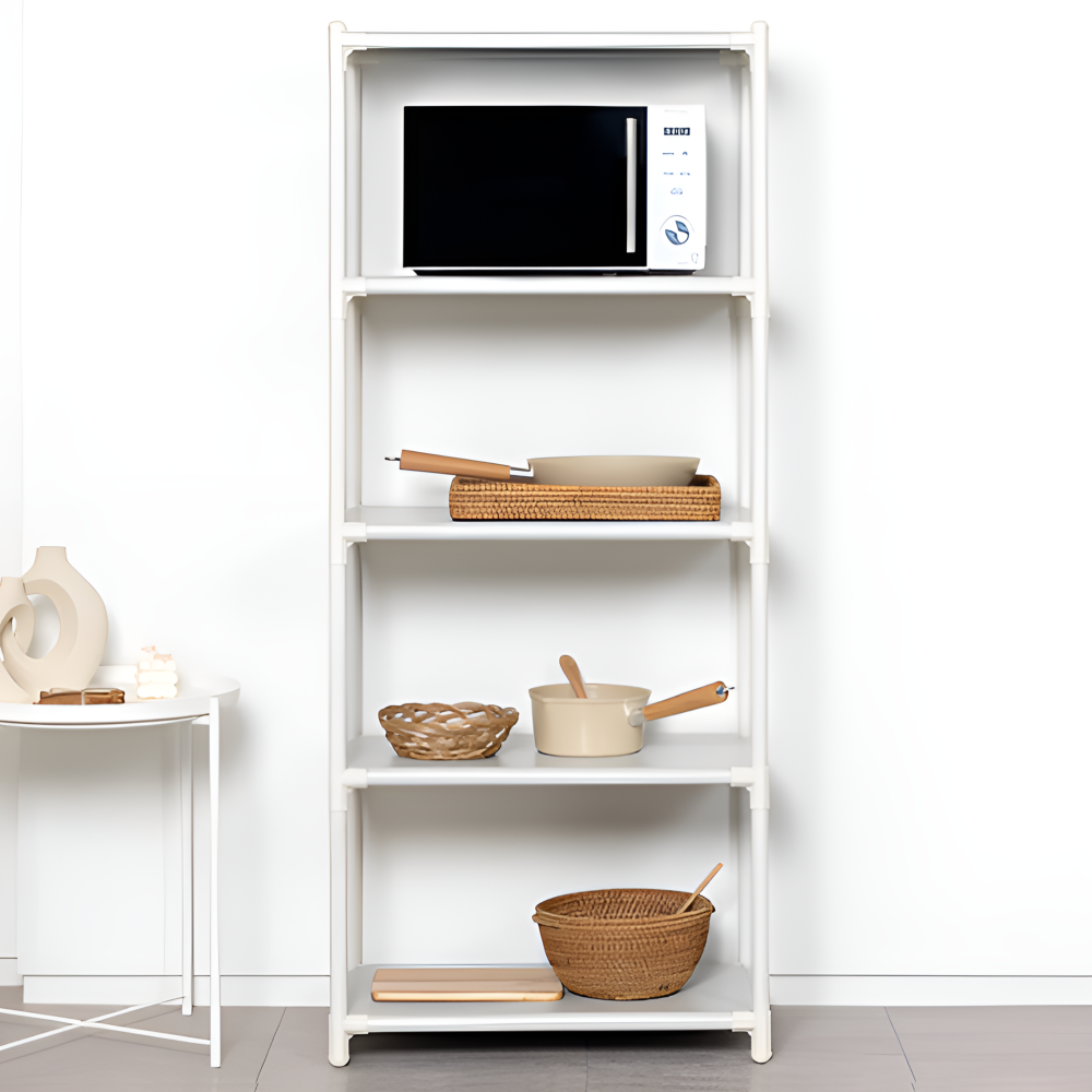 선반 수납선반 다용도 팬트리 시스템 다용도실 모듈 랙 조립 4단