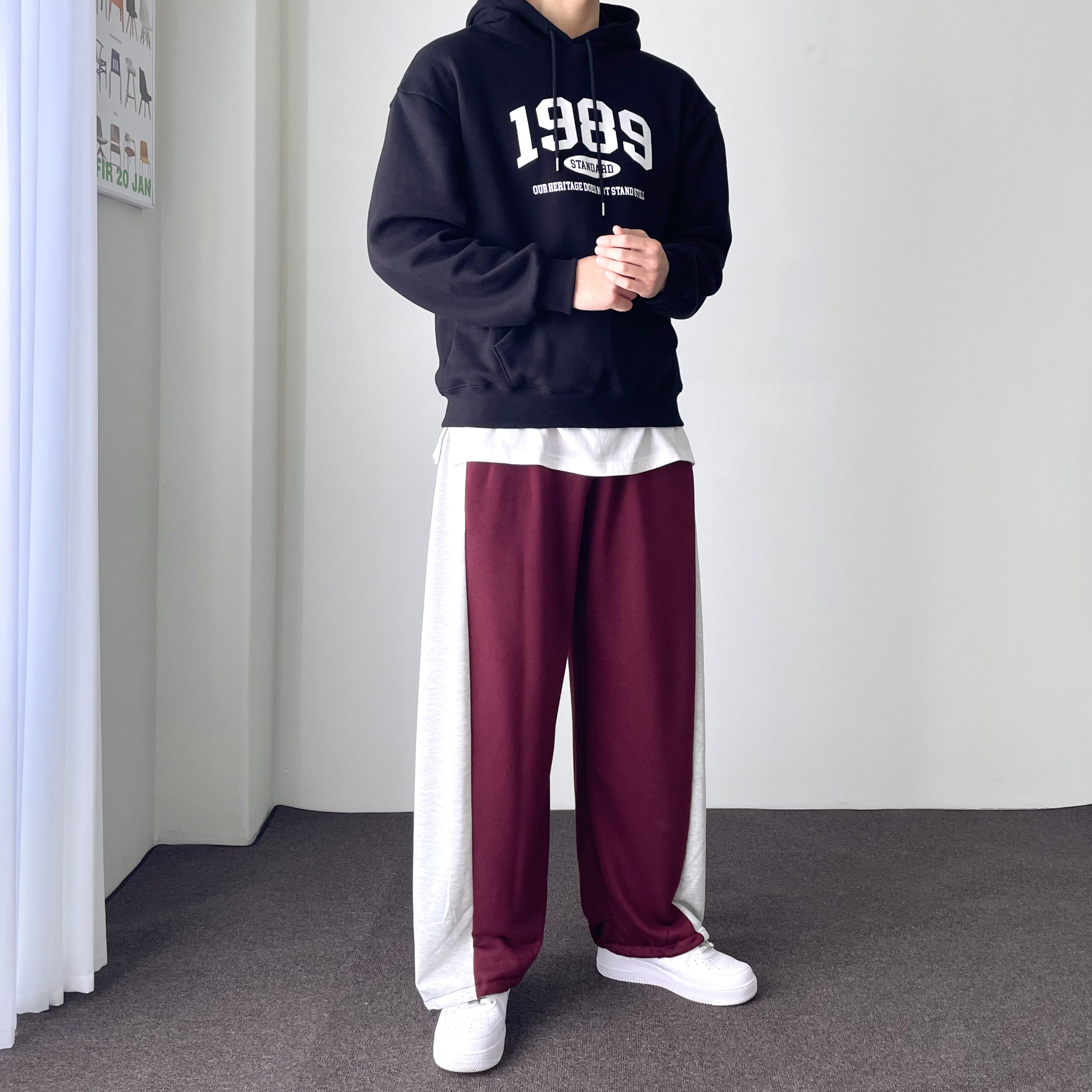 남자통바지 스웻팬츠 벌룬팬츠 - 상세 이미지 3