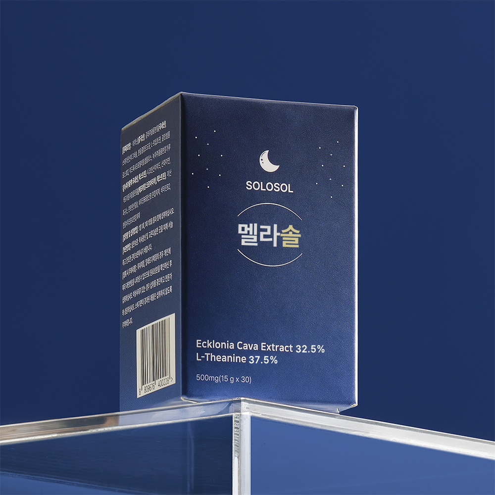 멜라솔 L테아닌 감태추출물 산조인 비멜라토닌 영양제 30정, 1개 제품 이미지