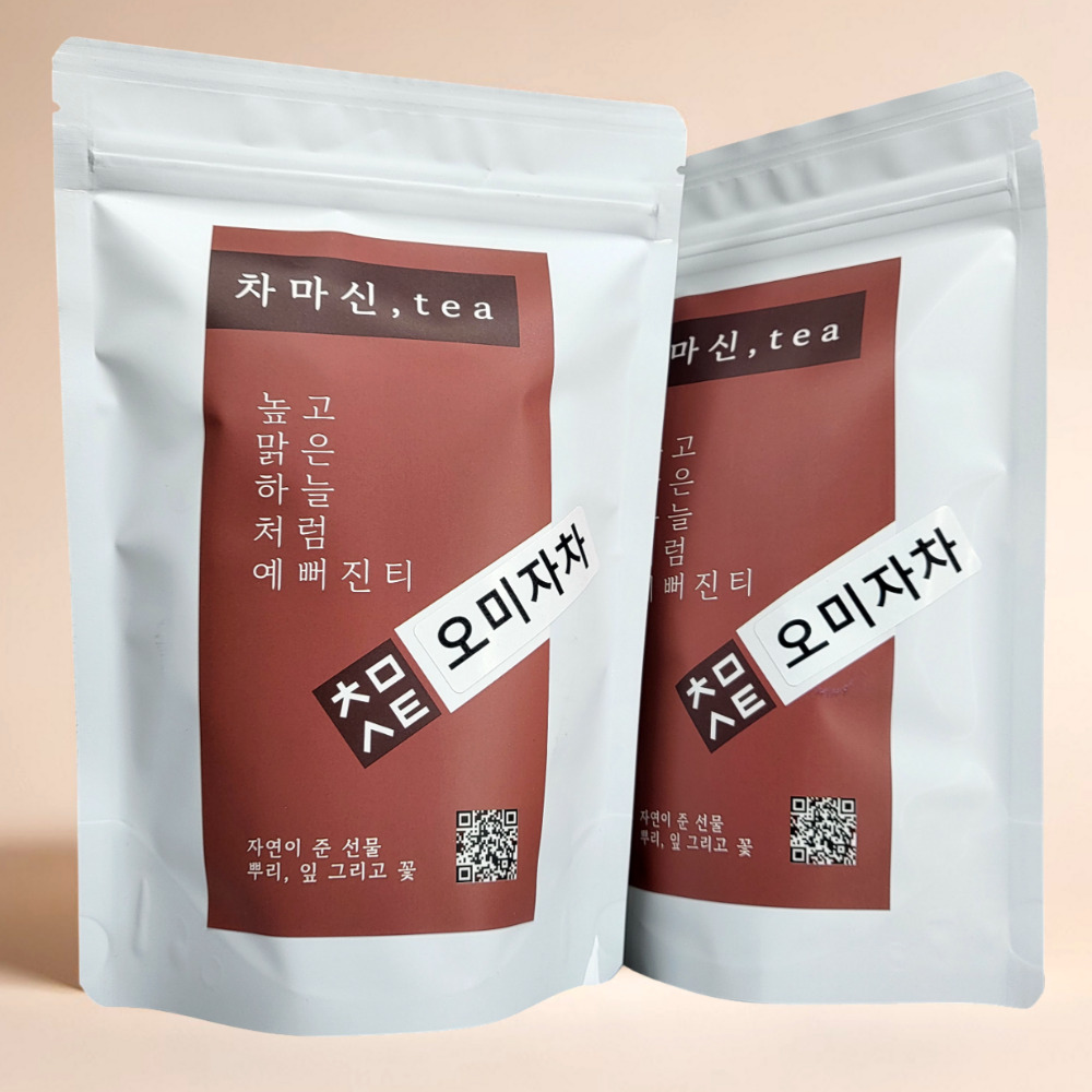 1+1 오미자차 50티백x2개 카페인없는 커피대신 차 - 메인 이미지