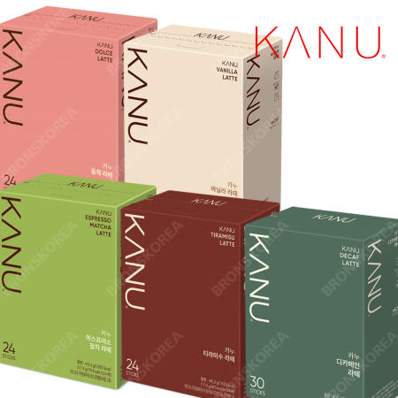 동서식품 카누 라떼 5종 (돌체라떼+바닐라+티라미수+에스프레소 말차+디카페인라떼)
