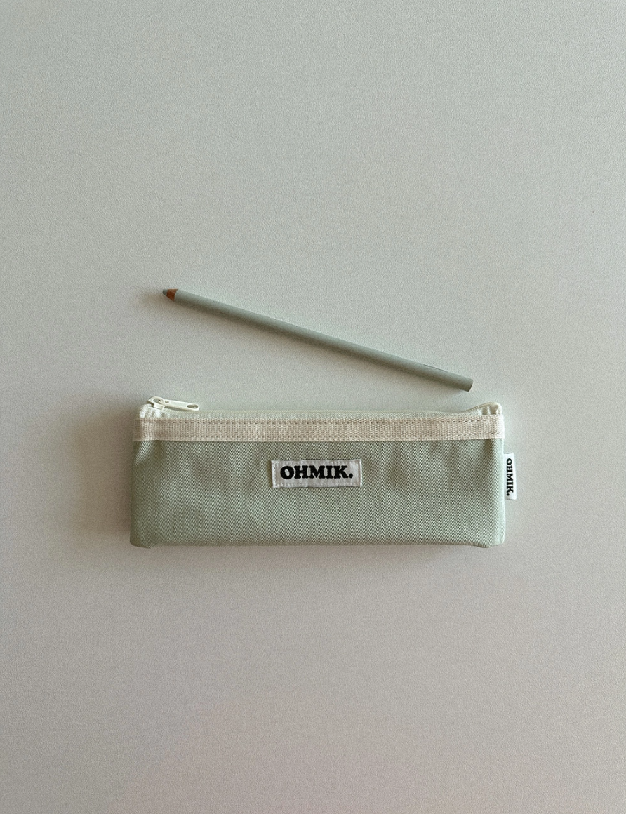 오미크 필통 펜슬파우치 Pencil Pouch - 세이지 - 상세 이미지 2