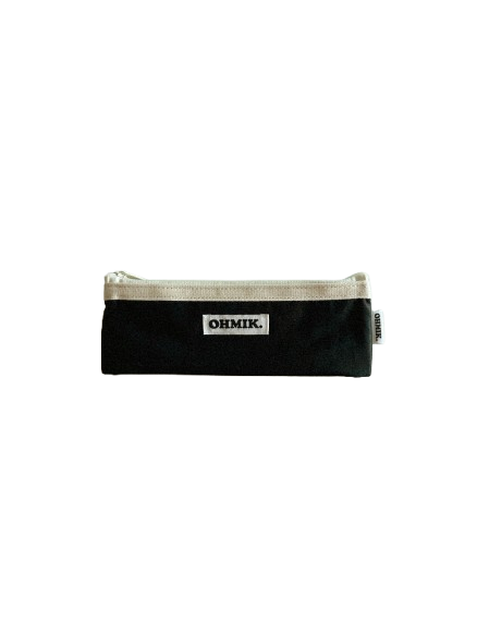 오미크 필통 펜슬파우치 Pencil Pouch - 미드나잇블랙 - 메인 이미지