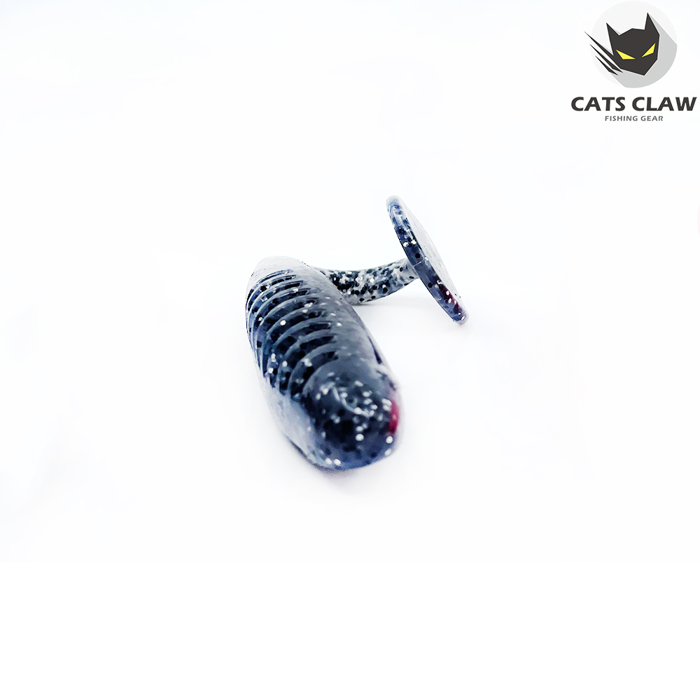 캣츠크로우 크라캣 쉐드웜 배스웜 플로팅웜 033 스모크실버블랙, 15.2cm 이미지 8
