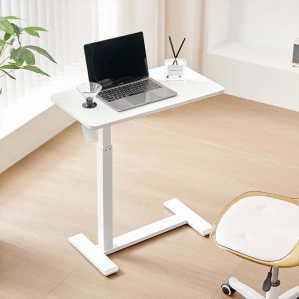 유압식 사이드 테이블 이동식 입식 보조 높이조절 침대용 책상 협탁 소파 탁자