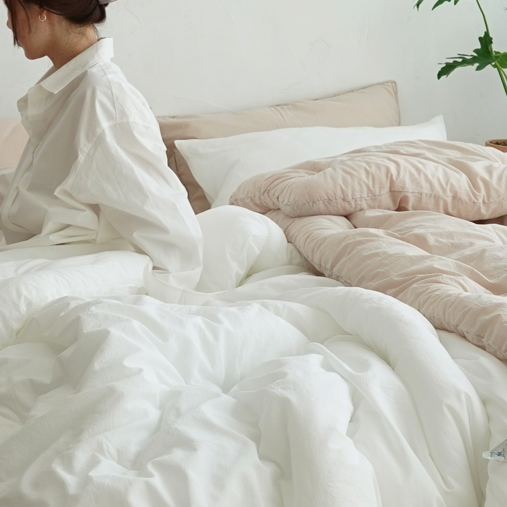 부드럽고 포근한 친환경 오가닉코튼 워싱 구르미 차렵이불 SS