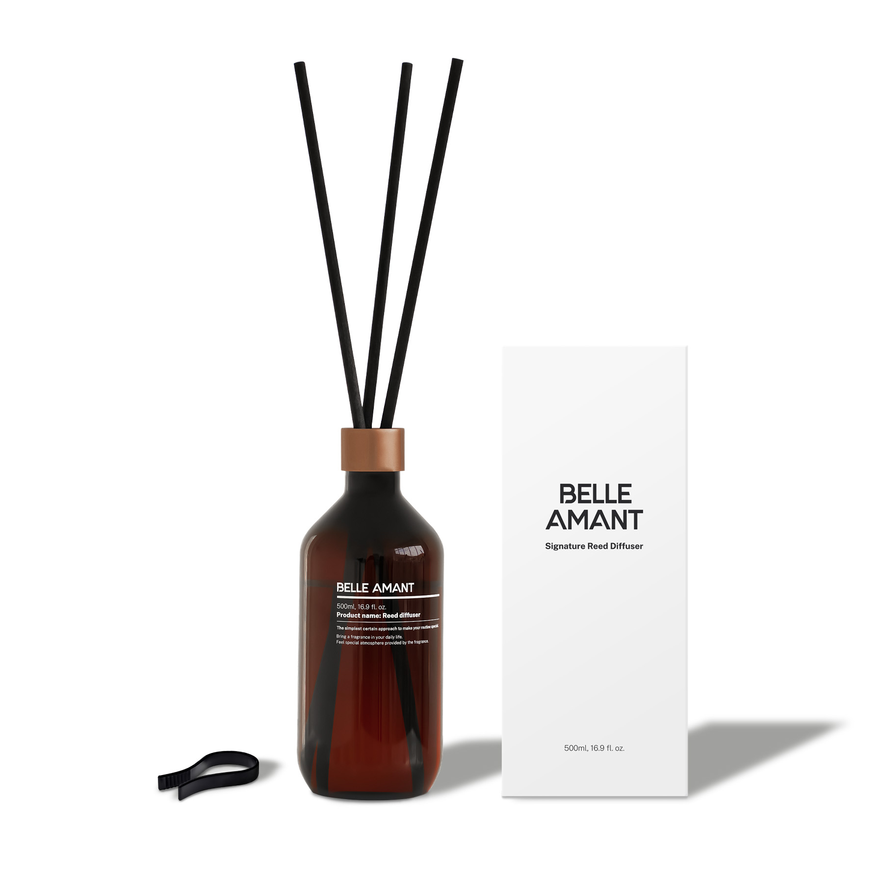 벨르아망 시그니쳐 실내용 디퓨저 500ml 화장실 실내방향제 집들이선물 블랙체리 - 상세 이미지 3