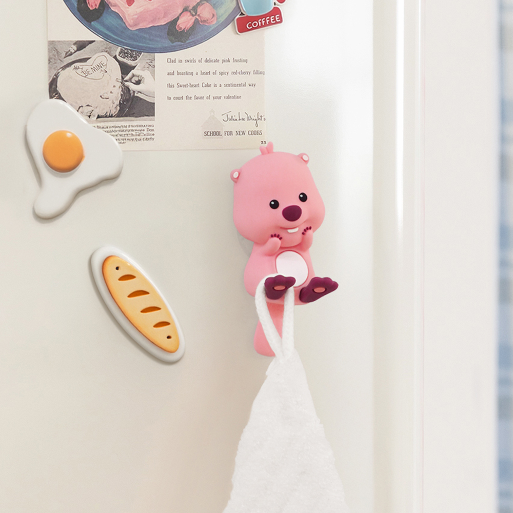 잔망루피 실리콘 칫솔걸이 칫솔꽂이 뤂덕 욕실 다용도 데코 거치 홀더