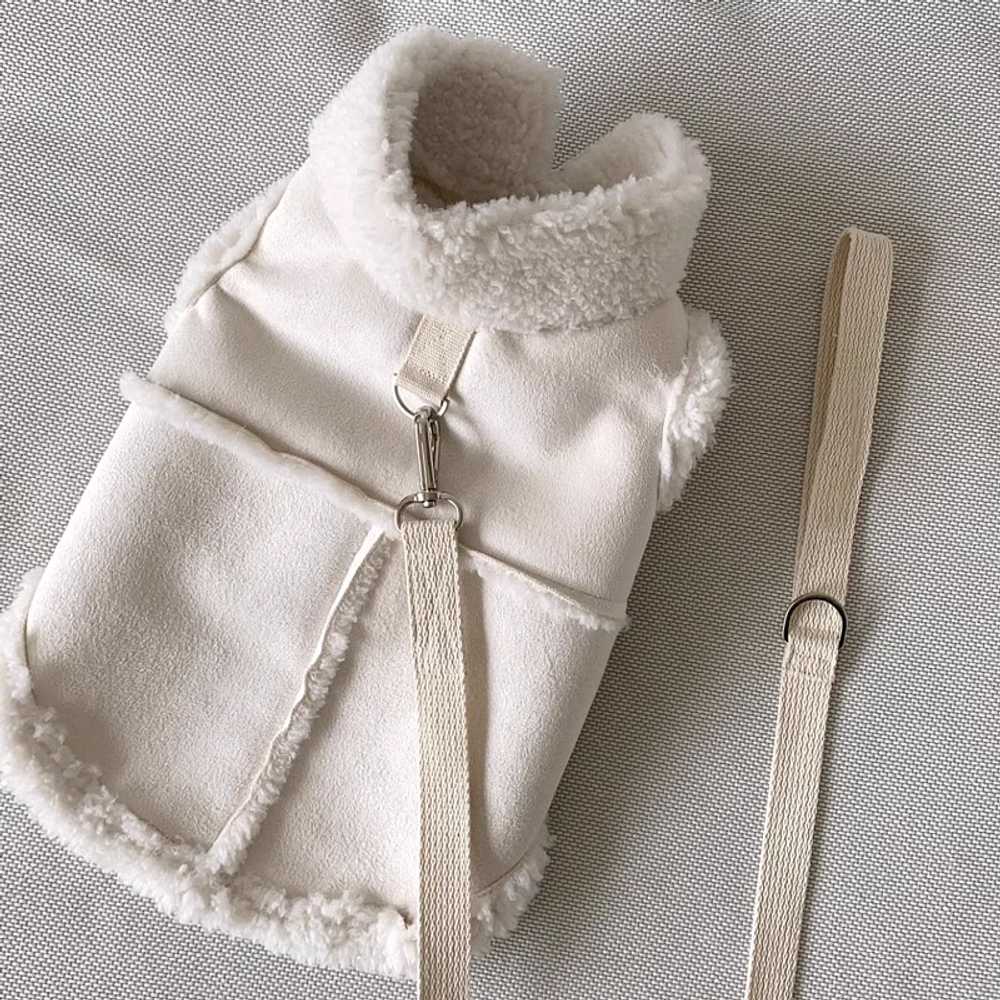 강아지무스탕 강아지 외투 애견 무스탕 털자켓 양모 - 상세 이미지 2