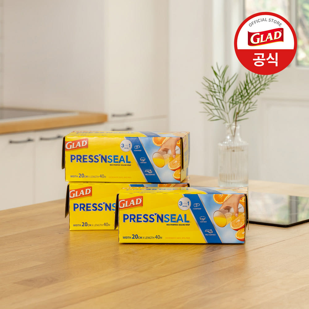 [10% 슈퍼적립] 글래드 매직랩 미니 커피 랩핑 주방 빨대컵 랩 4000x20cm, 3개