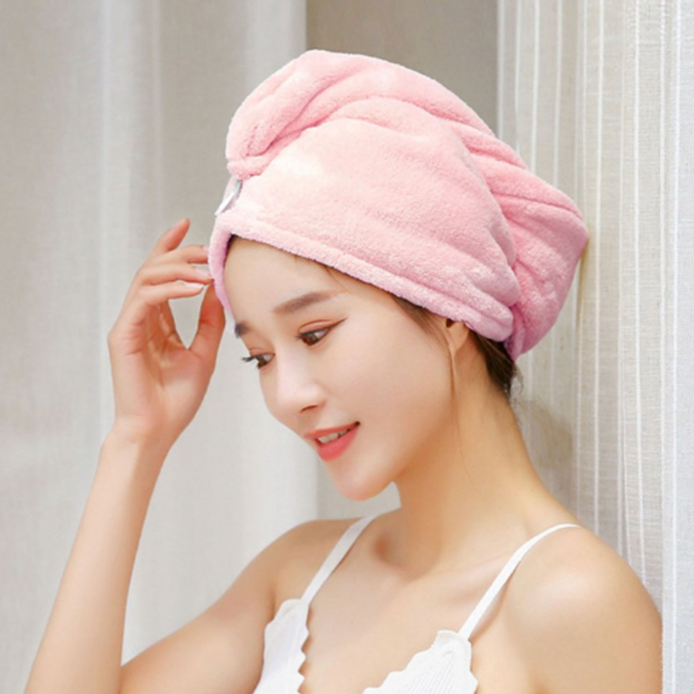 머릿수건 머리말리는 머리 수건 헤어 드라이 타올 타월 - 상세 이미지 2