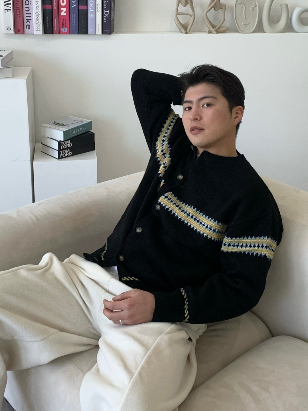 노르딕가디건 코위찬 노르딕 니트가디건 이미지 6