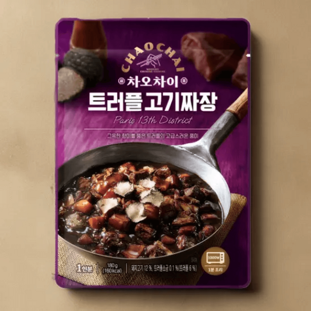 차오차이 트러플고기짜장 180g 12개 간편조리 한끼식사 : e-fun한세상