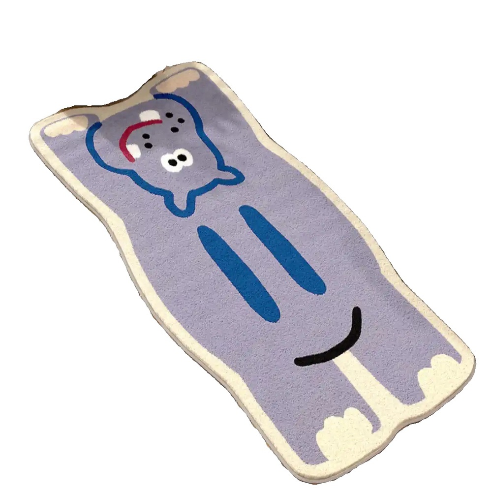 악어 침대밑 러그 동물 사자 코끼리 하마 고양이 어린이방 인테리어 귀여운 디자인 5종 - 상세 이미지 5
