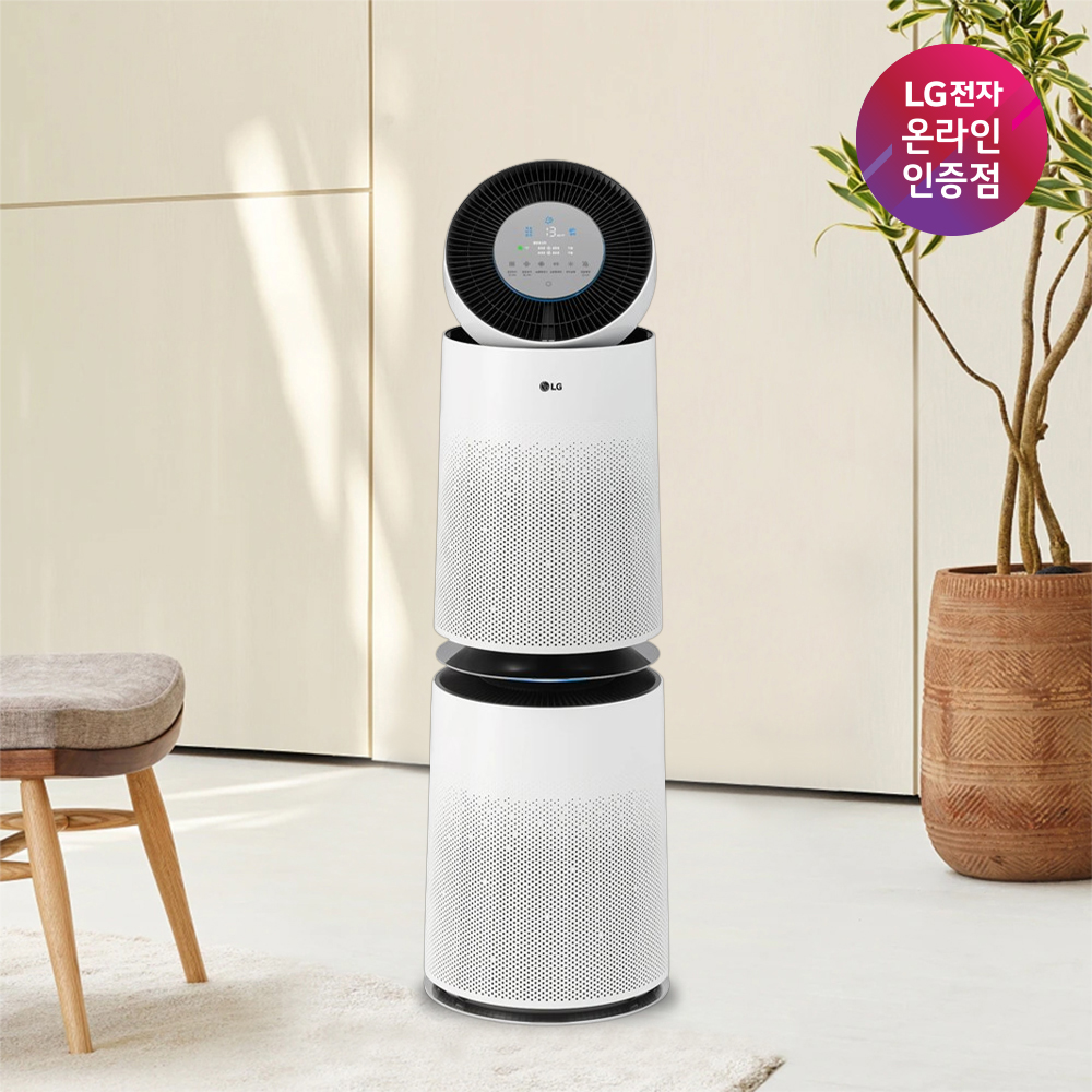 [네이버 단독혜택][혜택가 69만원대] LG 공식판매점 퓨리케어 360도 공기청정기 AS305DWWA 가정용