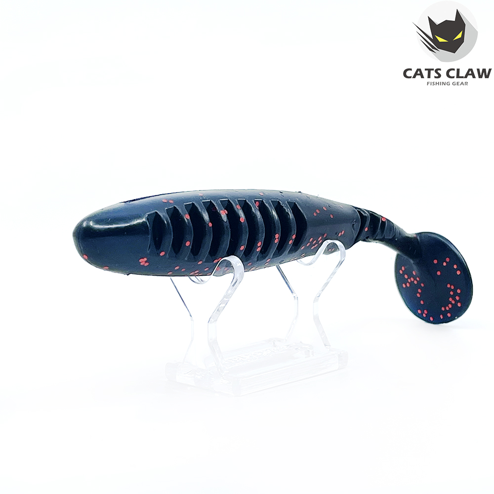 캣츠크로우 크라캣 쉐드웜 배스웜 플로팅웜 007 블랙레드, 15.2cm - 상세 이미지 4