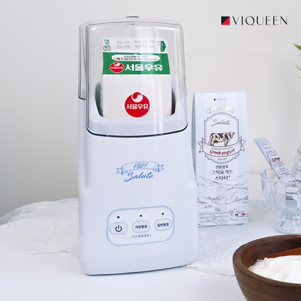 바이퀸 1921살루트 그릭 요거트 스타터 (1박스)+요거트 메이커 세트 (특별구성)