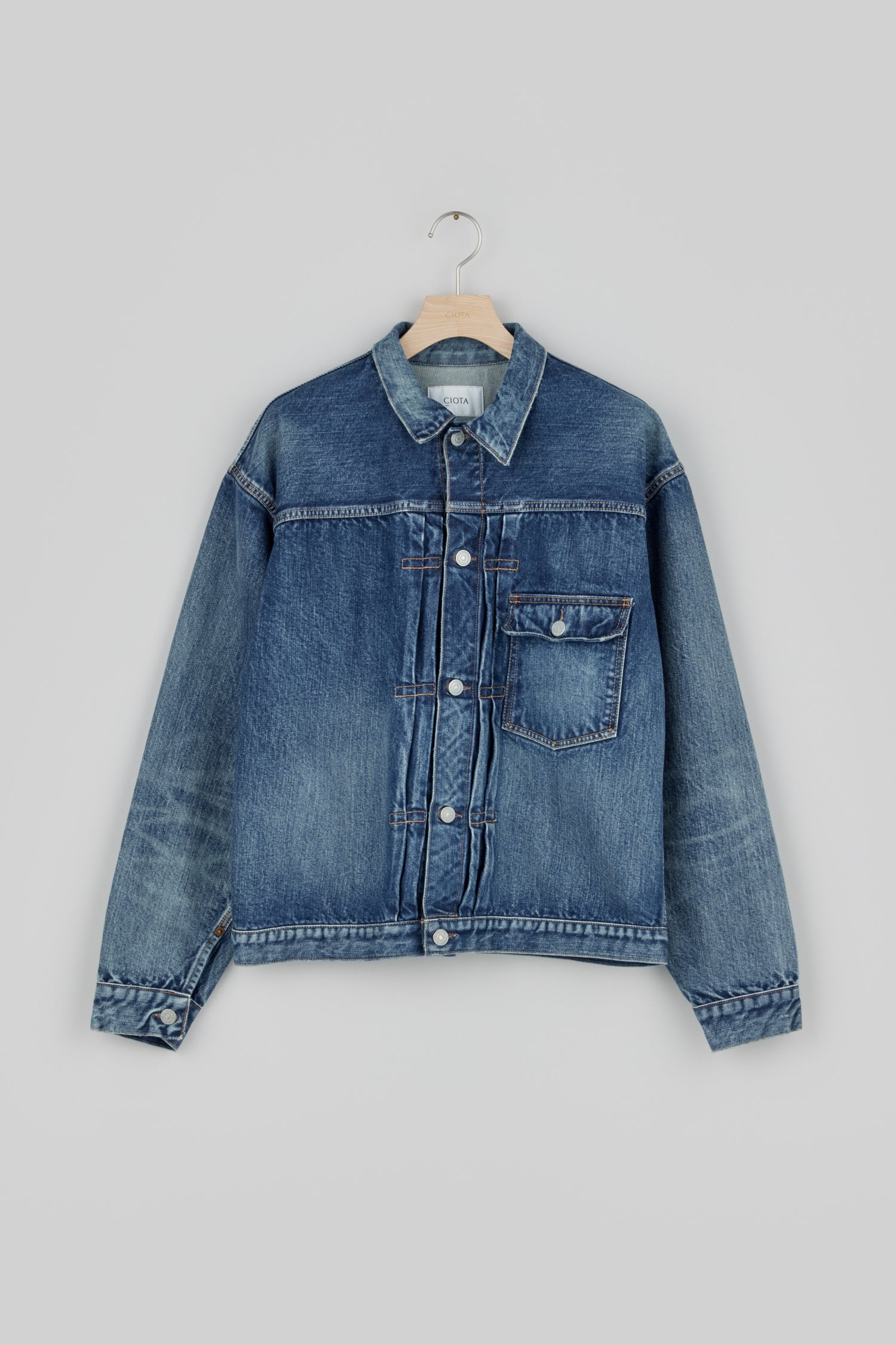 시오타 자켓 New Single Pocket Denim Jacket 25SS - 상세 이미지 2