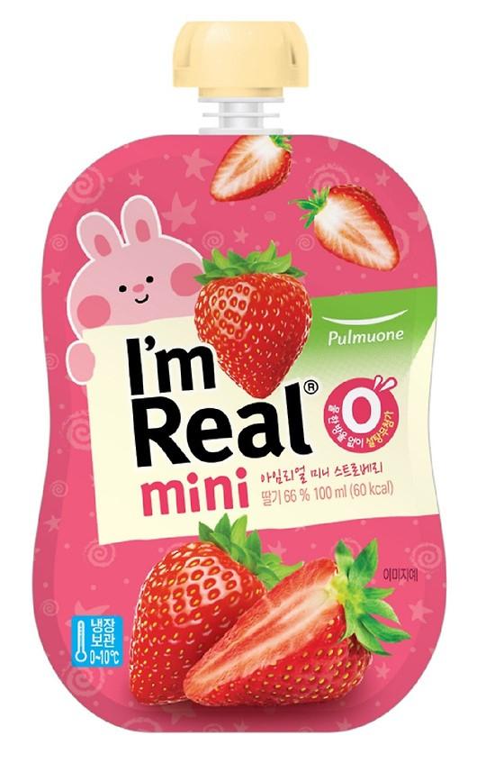 아임리얼미니스트로베리 100ml 냉장 : 식재온