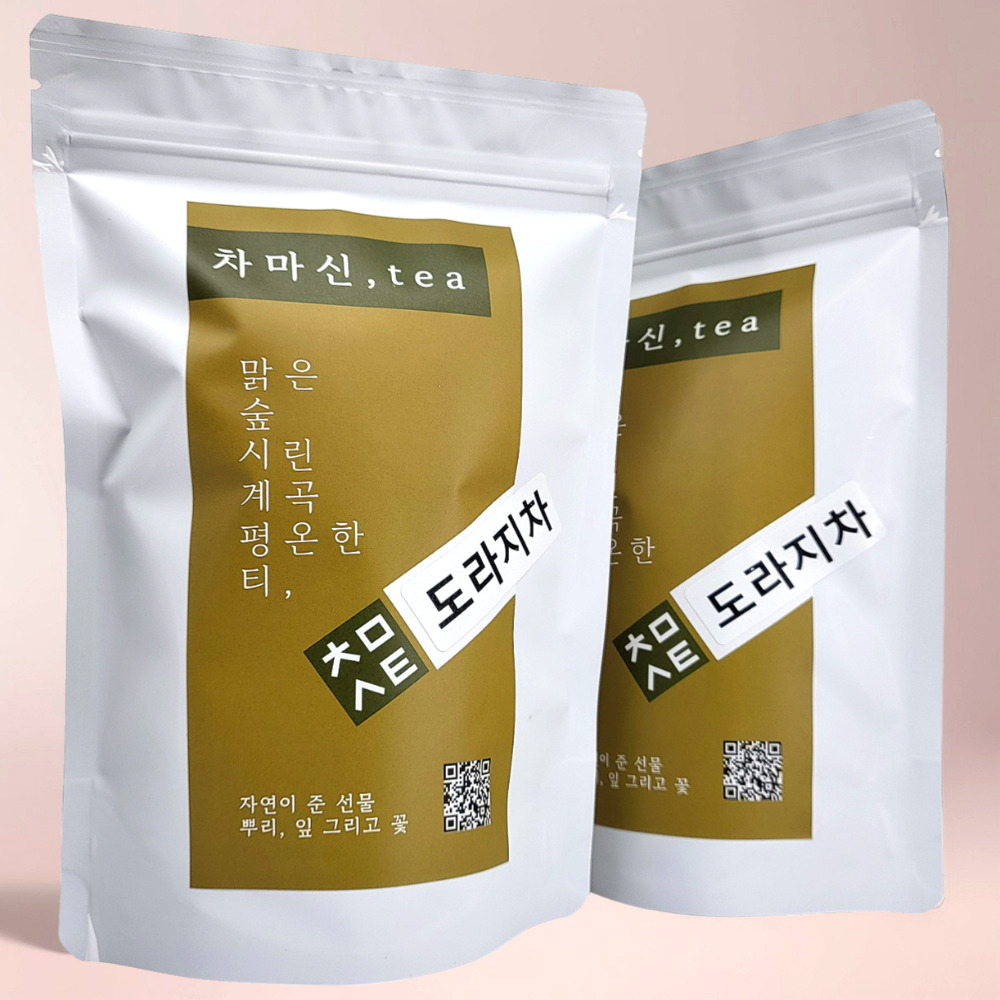 1+! 국산 도라지차 50티백x2개 기침에좋은 카페인없는 차 - 메인 이미지