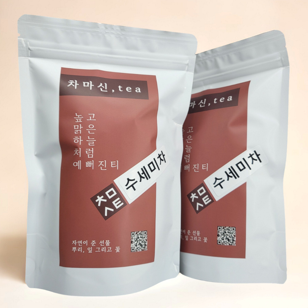 1+1 수세미차 50티백x2개 기침에좋은 카페인없는 차 - 메인 이미지