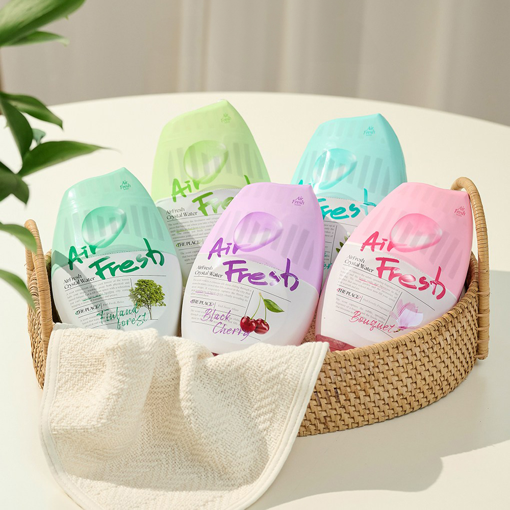 홈즈 에어후레쉬 크리스탈워터 400ml 1개+1개 균일가 허브 애플 부케 포레스트 블랙체리 - 상세 이미지 2